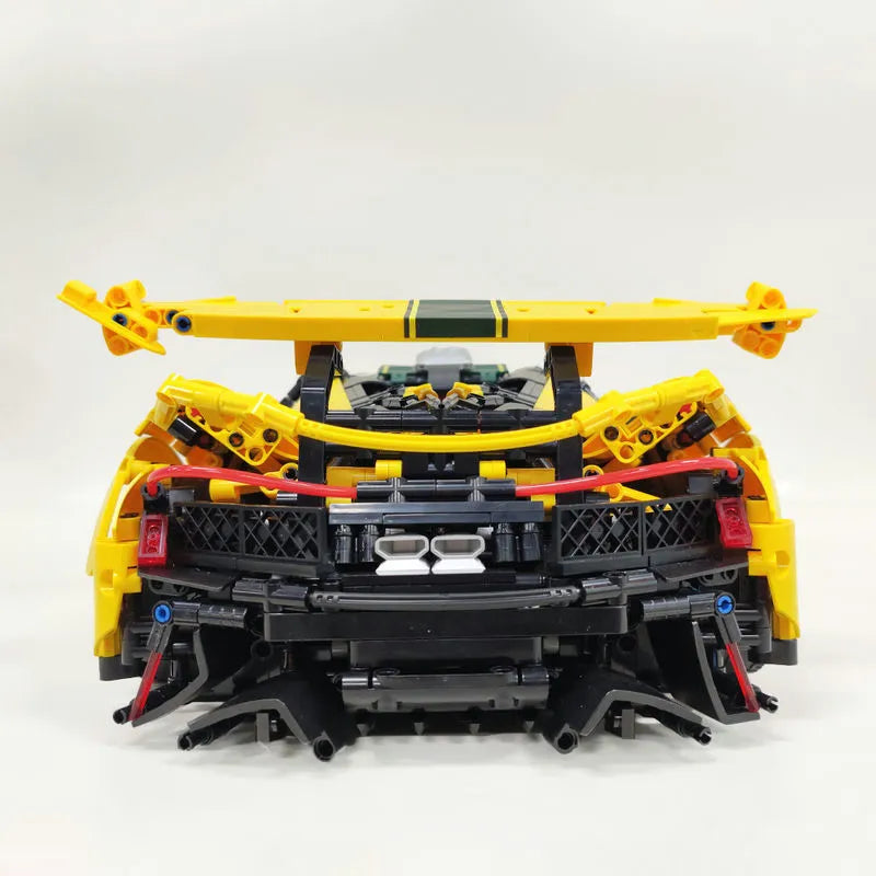 Building Blocks MOC 91101 Super Racing McLaren P1 Sports Car Bricks Toys - 11