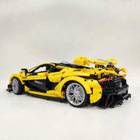 Thumbnail for Building Blocks MOC 91101 Super Racing McLaren P1 Sports Car Bricks Toys - 12