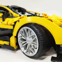 Thumbnail for Building Blocks MOC 91101 Super Racing McLaren P1 Sports Car Bricks Toys - 19