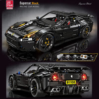 Thumbnail for Building Blocks MOC 91102 Tech RC Motorized Ferrari F12 Racing Car Bricks Toy - 6