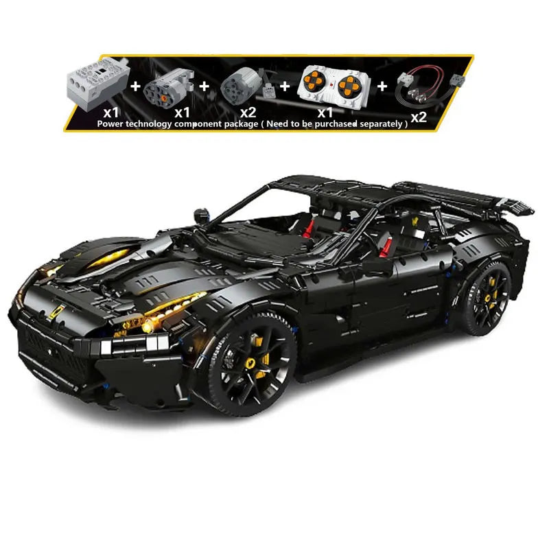 Building Blocks MOC 91102 Tech RC Motorized Ferrari F12 Racing Car Bricks Toy - 1