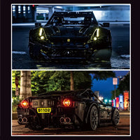 Thumbnail for Building Blocks MOC 91102 Tech RC Motorized Ferrari F12 Racing Car Bricks Toy - 15