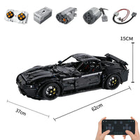Thumbnail for Building Blocks MOC 91102 Tech RC Motorized Ferrari F12 Racing Car Bricks Toy - 5