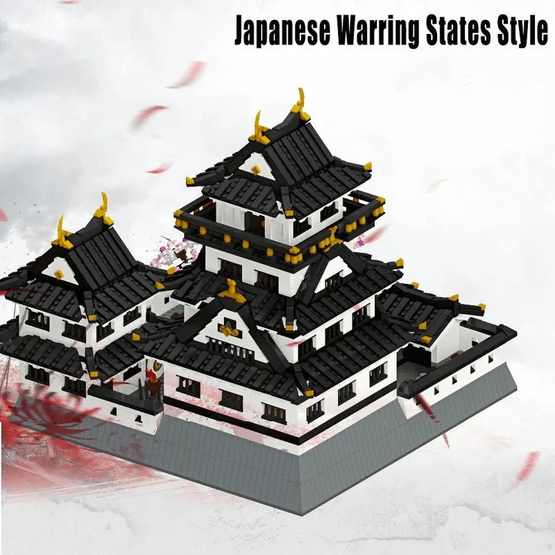 Building Blocks MOC Architecture Sakura Kumamoto Castle Bricks Toy - 5