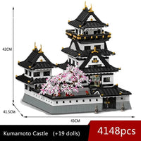 Thumbnail for Building Blocks MOC Architecture Sakura Kumamoto Castle Bricks Toy - 3