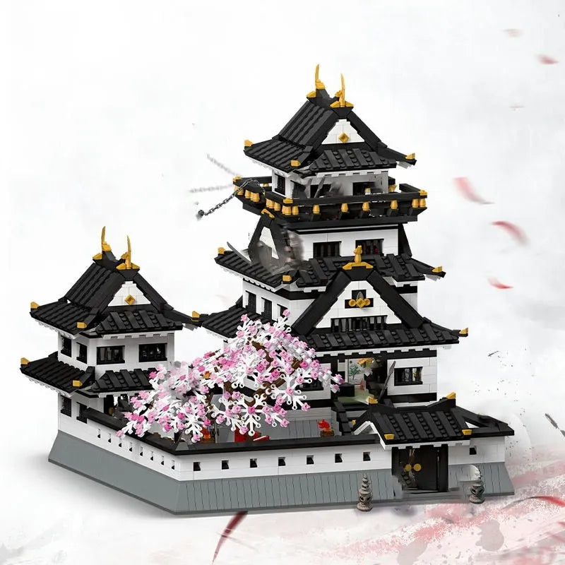 Building Blocks MOC Architecture Sakura Kumamoto Castle Bricks Toy - 1
