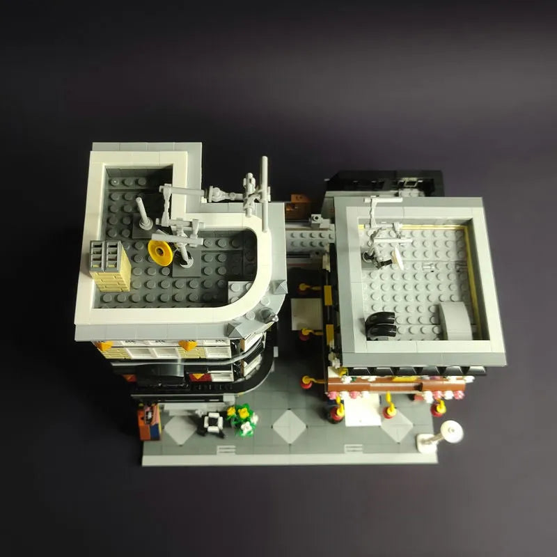 Building Blocks MOC City Creator Expert Sushi Corner Shop Bricks Toy 89127 - 13