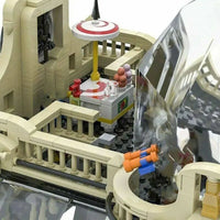 Thumbnail for Building Blocks MOC City Creator Street European Train Station Bricks Toys - 9