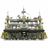 Thumbnail for Building Blocks MOC City Creator Street European Train Station Bricks Toys - 10