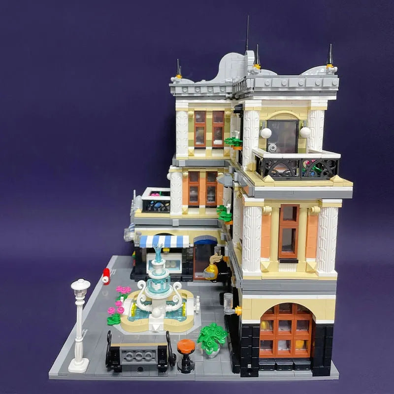 Building Blocks MOC City Expert Creator Fountain Square Mall Bricks Toy - 13