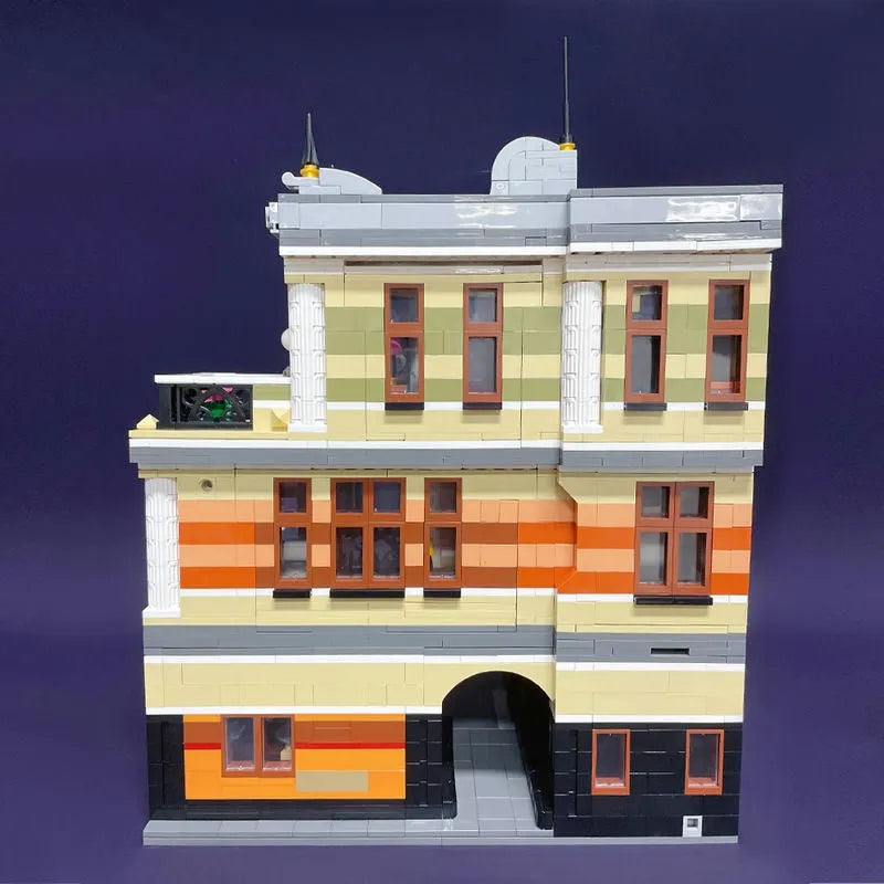 Building Blocks MOC City Expert Creator Fountain Square Mall Bricks Toy - 10