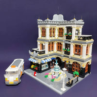 Thumbnail for Building Blocks MOC City Expert Creator Fountain Square Mall Bricks Toy - 12