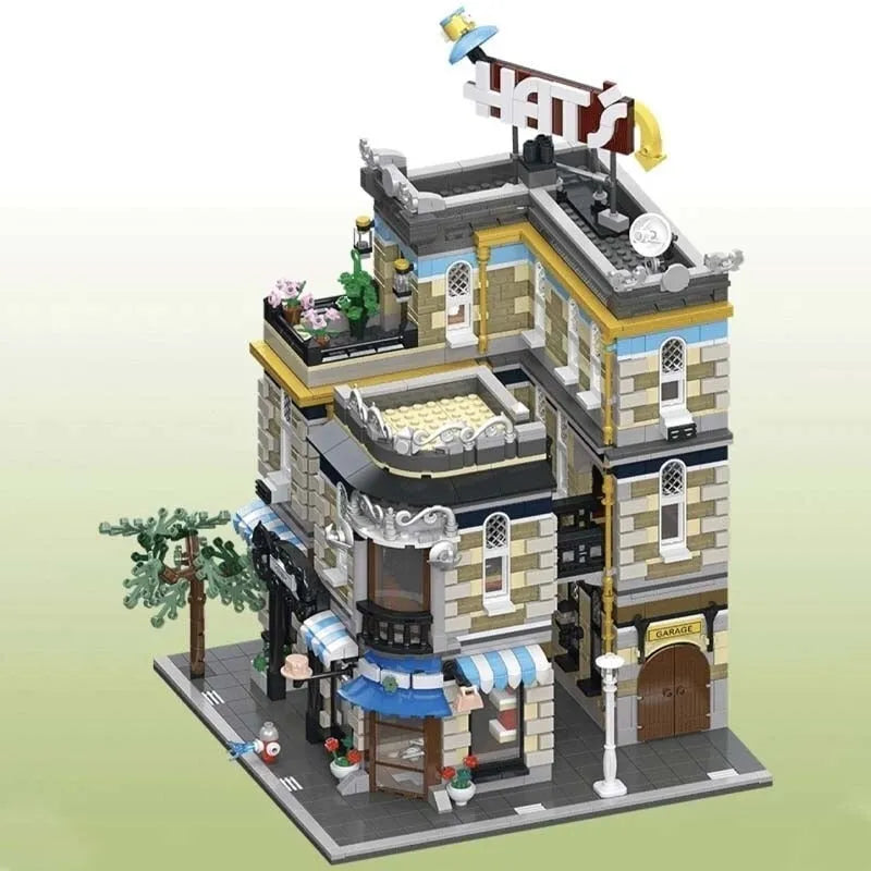 Building Blocks MOC City Expert Creator Hat Shop Store Bricks Toy 89121 - 7