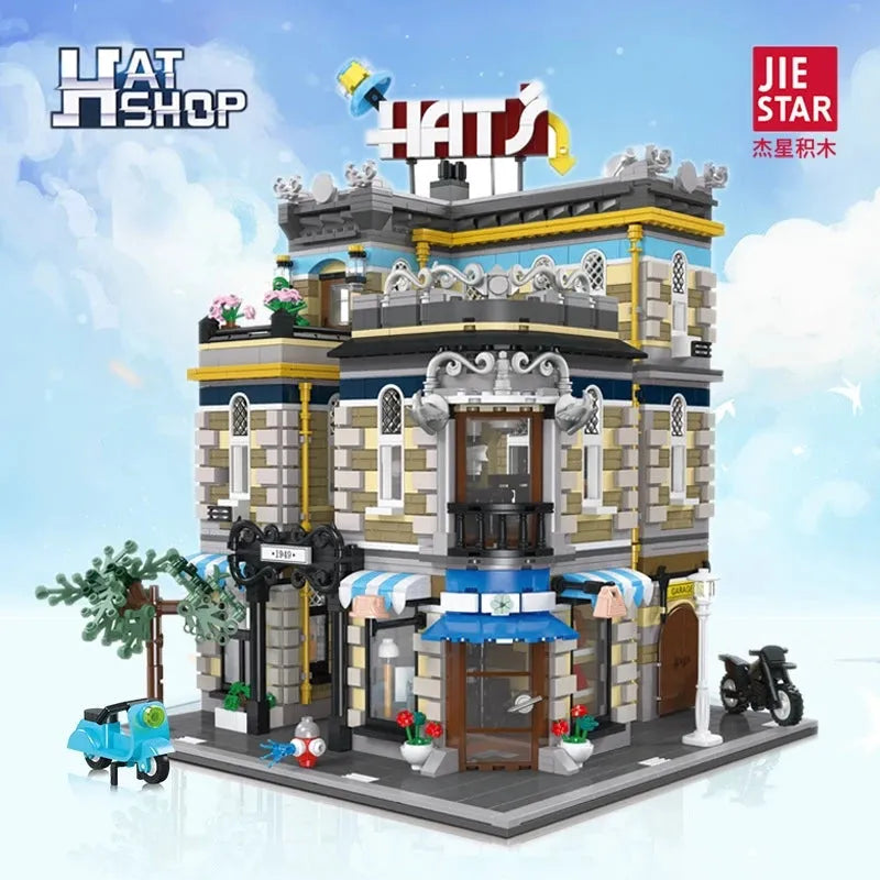 Building Blocks MOC City Expert Creator Hat Shop Store Bricks Toy 89121 - 2