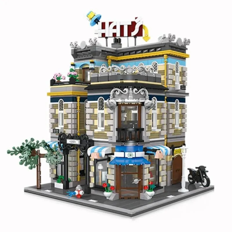 Building Blocks MOC City Expert Creator Hat Shop Store Bricks Toy 89121 - 3
