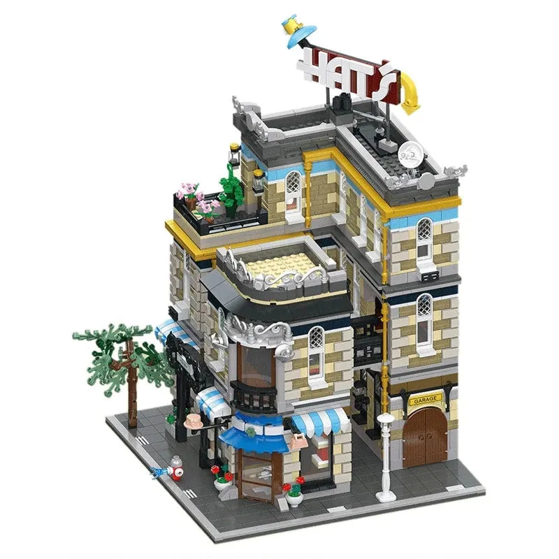 Building Blocks MOC City Expert Creator Hat Shop Store Bricks Toy 89121 - 1