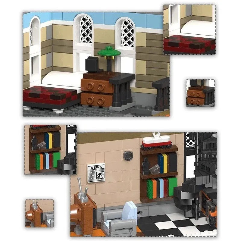 Building Blocks MOC City Expert Creator Hat Shop Store Bricks Toy 89121 - 10
