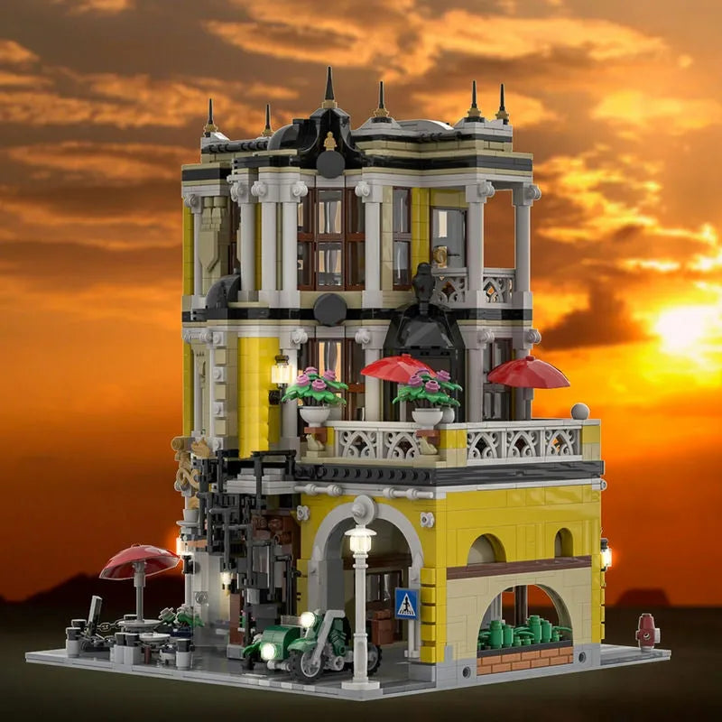 Building Blocks MOC City Expert Creator Tea Shop Store Bricks Toy 89124 - 4