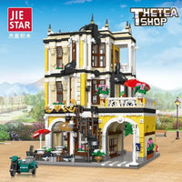 Thumbnail for Building Blocks MOC City Expert Creator Tea Shop Store Bricks Toy 89124 - 2