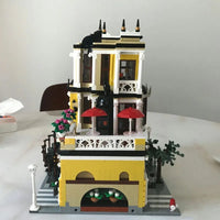 Thumbnail for Building Blocks MOC City Expert Creator Tea Shop Store Bricks Toy 89124 - 8