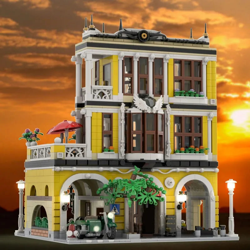 Building Blocks MOC City Expert Creator Tea Shop Store Bricks Toy 89124 - 3