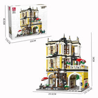 Thumbnail for Building Blocks MOC City Expert Creator Tea Shop Store Bricks Toy 89124 - 13