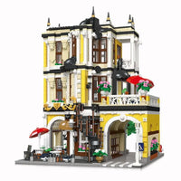 Thumbnail for Building Blocks MOC City Expert Creator Tea Shop Store Bricks Toy 89124 - 1