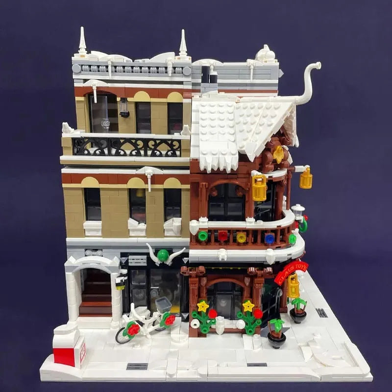 Building Blocks MOC City Street Expert Claus Toys Store Bricks Toy 89143 - 7