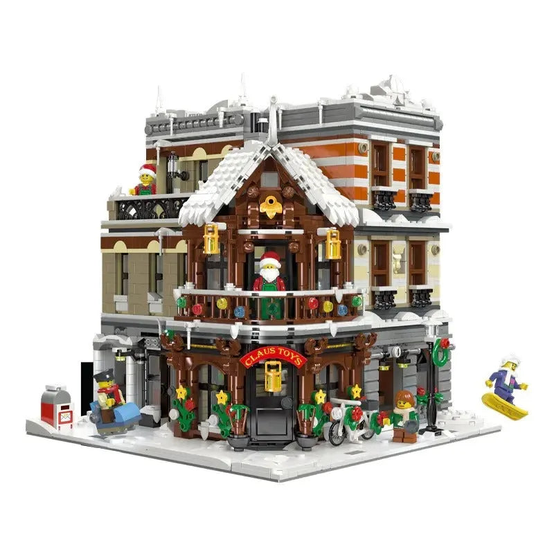 Building Blocks MOC City Street Expert Claus Toys Store Bricks Toy 89143 - 1