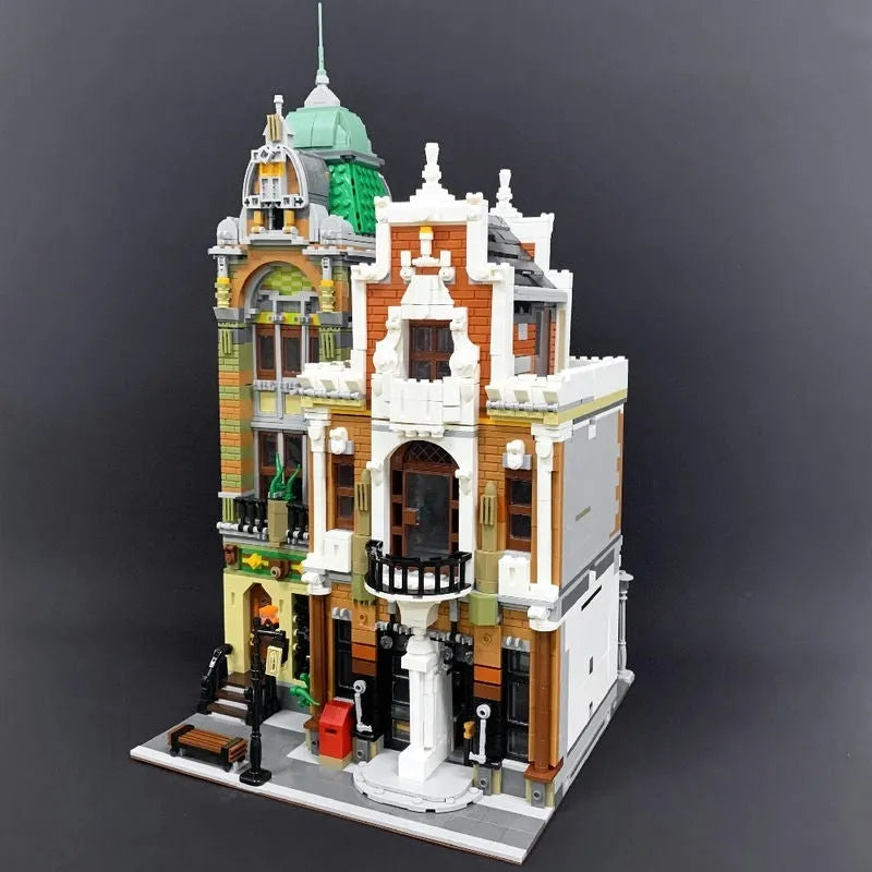 Building Blocks MOC City Street Expert Post Office Bricks Toy 89126 - 6