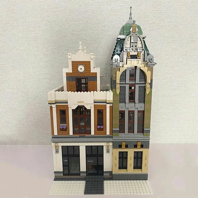 Building Blocks MOC City Street Expert Post Office Bricks Toy 89126 - 15