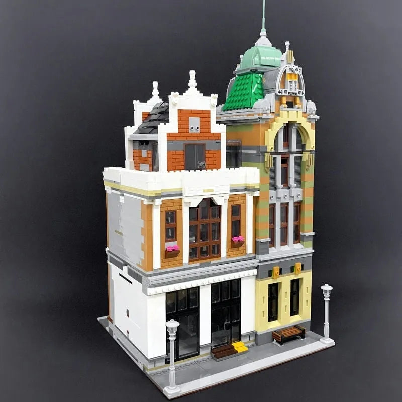 Building Blocks MOC City Street Expert Post Office Bricks Toy 89126 - 7