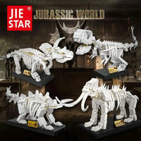 Thumbnail for Building Blocks MOC Creative Idea Dinosaur World Stegosaurus Fossil Bricks Toy Construction Set Toys - 3