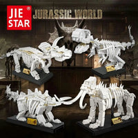 Thumbnail for Building Blocks MOC Creative Idea Dinosaur World Stegosaurus Fossil Bricks Toy - 3