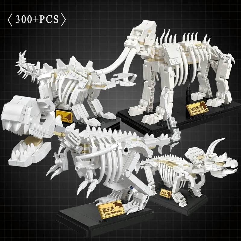 Building Blocks MOC Creative Idea Dinosaur World Stegosaurus Fossil Bricks Toy - 6