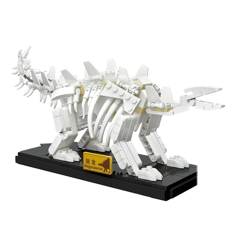 Building Blocks MOC Creative Idea Dinosaur World Stegosaurus Fossil Bricks Toy - 1