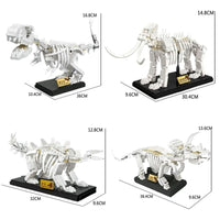 Thumbnail for Building Blocks MOC Creative Idea Dinosaur World T Rex Fossil Bricks Toys - 5