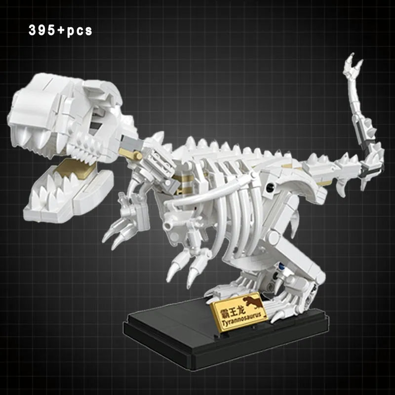Building Blocks MOC Creative Idea Dinosaur World T Rex Fossil Bricks Toys - 7