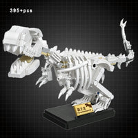 Thumbnail for Building Blocks MOC Creative Idea Dinosaur World T Rex Fossil Bricks Toys - 7