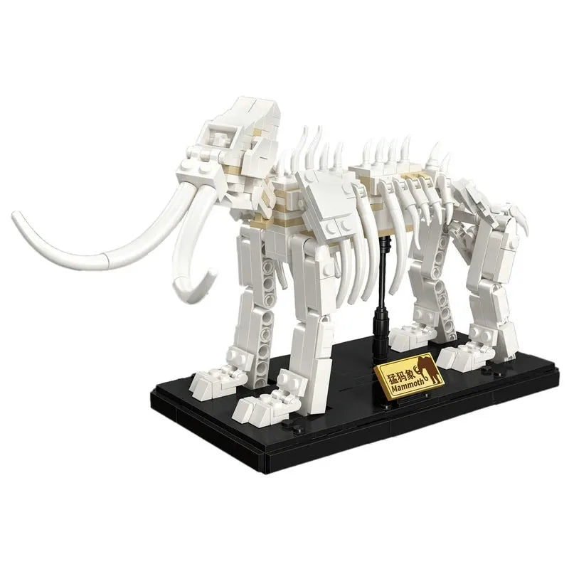 Building Blocks MOC Creative Idea Mammoths Dinosaur Fossil Bricks Toy - 1