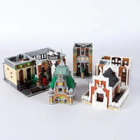 Thumbnail for Building Blocks MOC Creator City Street Expert Post Office Bricks Toy EU Construction Set Toys - 6