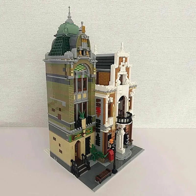 Building Blocks MOC Creator City Street Expert Post Office Bricks Toy EU Construction Set Toys - 10