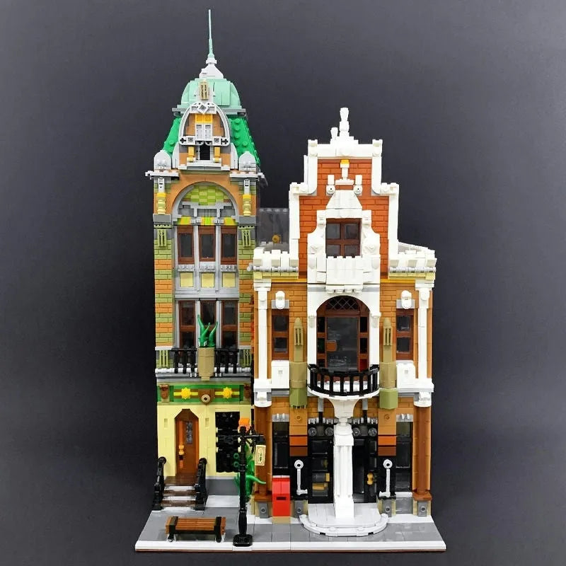 Building Blocks MOC Creator City Street Expert Post Office Bricks Toy EU - 8