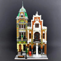 Thumbnail for Building Blocks MOC Creator City Street Expert Post Office Bricks Toy EU - 8
