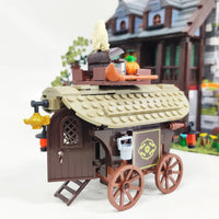 Thumbnail for Building Blocks MOC Creator Expert Medieval Hotel Town Inn Bricks Toys - 6