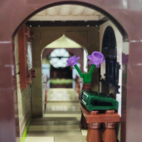 Thumbnail for Building Blocks MOC Creator Experts The Medieval Riverside Scholars Bricks Toy Construction Set Toys - 7