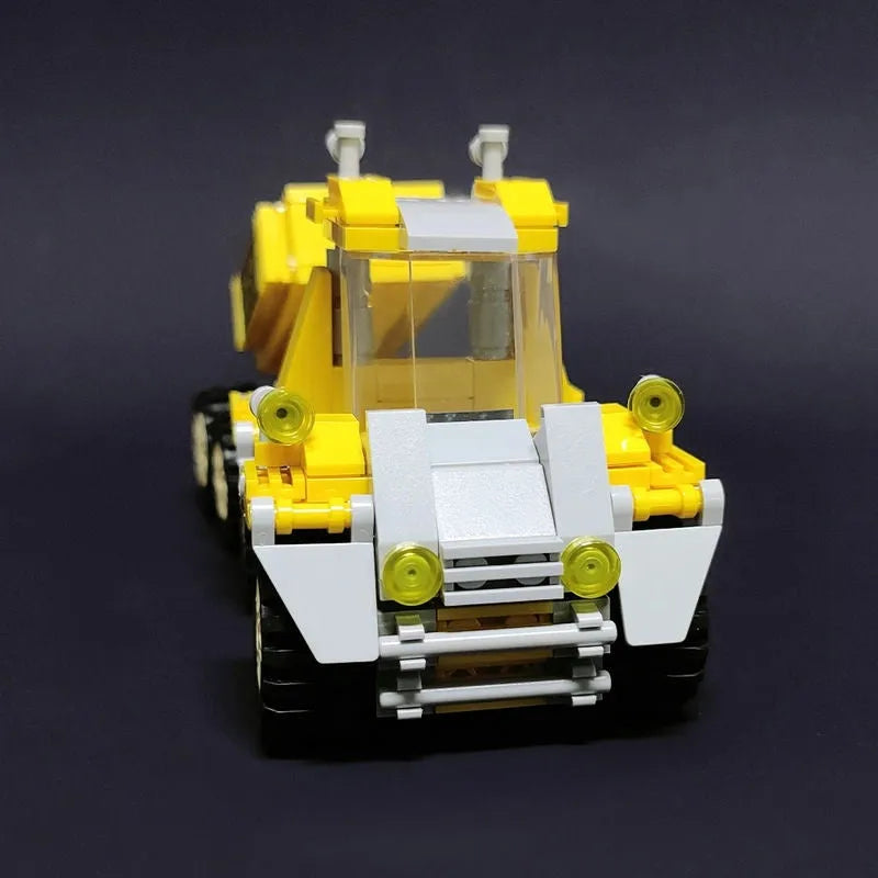 Building Blocks MOC Crystal City Transporter Truck Car Bricks Toys Construction Set Toys - 6