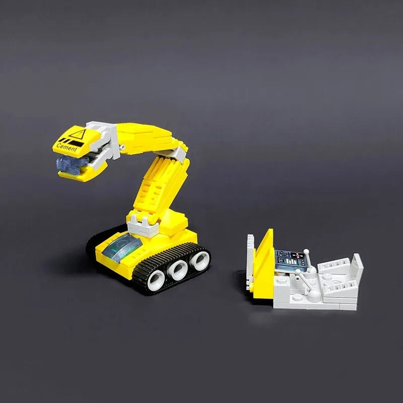 Building Blocks MOC Crystal Mixer Truck Car Bricks Toys 21034 Construction Set Toys - 2