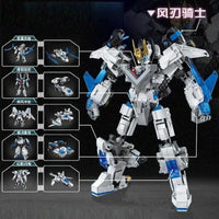 Thumbnail for Building Blocks MOC Deformation Wind Blade Mech Robot Bricks Toys - 11
