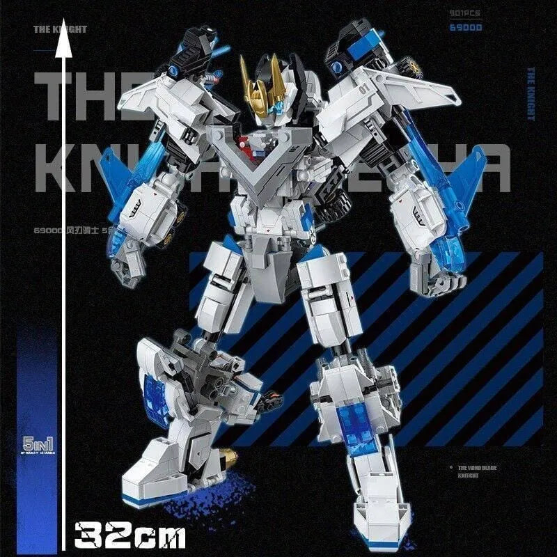 Building Blocks MOC Deformation Wind Blade Mech Robot Bricks Toys - 7